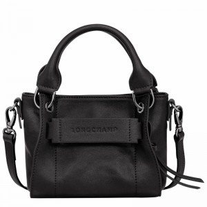 Longchamp 3D XS Handtas Dames Zwart Belgium | 10254HCV001