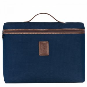 Longchamp Boxford S Aktentas Heren Blauw Belgium | L2182080127