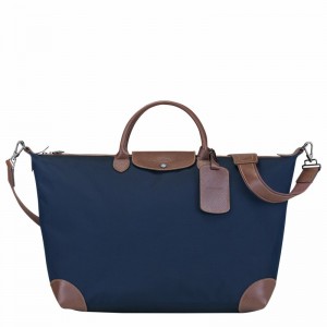 Longchamp Boxford S Reistas Dames Blauw Belgium | L1624080127