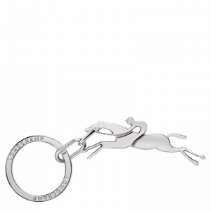 Longchamp Cavalier Longchamp Sleutelhangers Heren Zilver Belgium | 36015MET023-