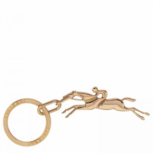 Longchamp Cavalier Longchamp Sleutelhangers Heren Goud Belgium | 36015METDTP-