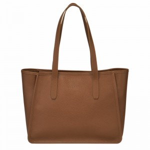 Longchamp Le FOULONNÉ L Tote Tassen Dames Caramel Belgium | 10190021121