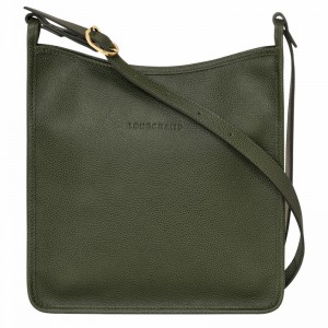 Longchamp Le FOULONNÉ M Crossbodytassen Dames Khaki Belgium | 10140021892