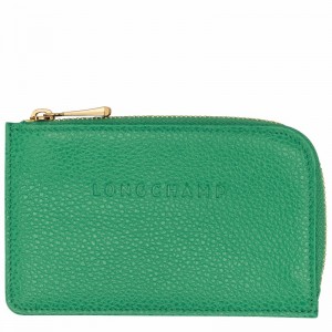 Longchamp Le FOULONNÉ Pasjeshouder Dames Groen Belgium | 30036021129