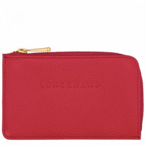 Longchamp Le FOULONNÉ Pasjeshouder Dames Rood Belgium | 30036021C39