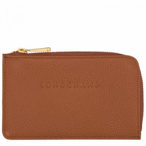 Longchamp Le FOULONNÉ Pasjeshouder Heren Caramel Belgium | 30036021121-