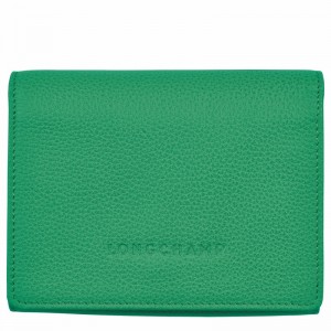 Longchamp Le FOULONNÉ Portefeuille Dames Groen Belgium | 30021021129