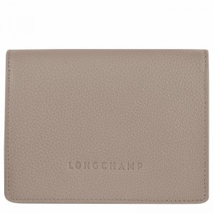 Longchamp Le FOULONNÉ Portefeuille Dames Grijs Belgium | 30021021P55