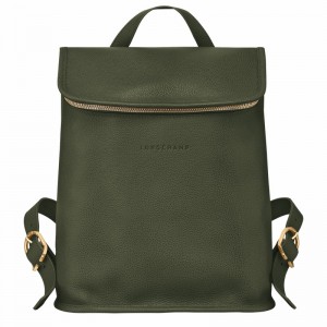 Longchamp Le FOULONNÉ Rugzakken Dames Khaki Belgium | 10195021892