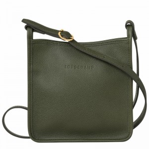 Longchamp Le FOULONNÉ S Crossbodytassen Dames Khaki Belgium | 10138021892