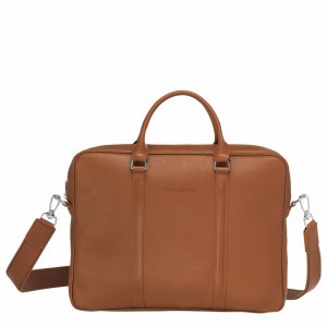 Longchamp Le FOULONNÉ XS Aktentas Heren Caramel Belgium | L2121021F72-