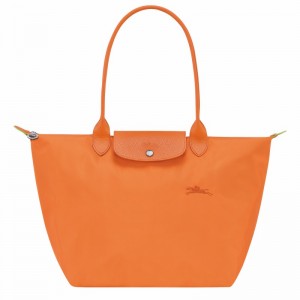 Longchamp Le Pliage Green L Tote Tassen Dames Oranje Belgium | L1899919P54