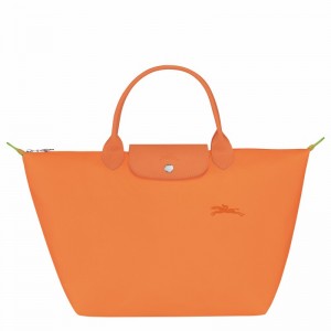 Longchamp Le Pliage Green M Handtas Dames Oranje Belgium | L1623919P54