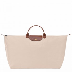 Longchamp Le Pliage Original M Reistas Dames Wit Belgium | L1625089P71