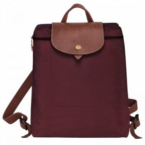 Longchamp Le Pliage Original M Rugzakken Dames Bordeaux Belgium | L1699089P87