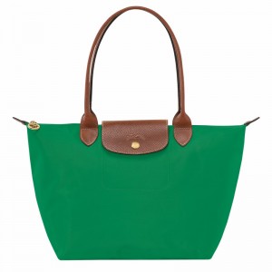 Longchamp Le Pliage Original M Tote Tassen Dames Groen Belgium | L2605089P88