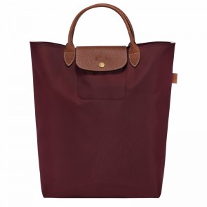 Longchamp Le Pliage Original M Tote Tassen Heren Bordeaux Belgium | 10168089P87-