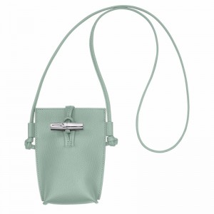 Longchamp Le Roseau Hoesje Dames Celadon Belgium | 34180HFP282