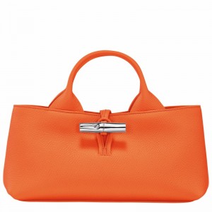 Longchamp Le Roseau S Handtas Dames Oranje Belgium | 10280HFP017