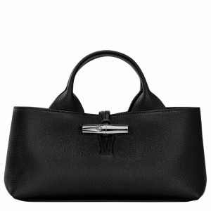 Longchamp Le Roseau S Handtas Dames Zwart Belgium | 10280HFP001