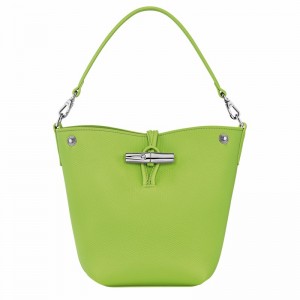 Longchamp Le Roseau XS Buckettas Dames Groen Belgium | 10279HFP355