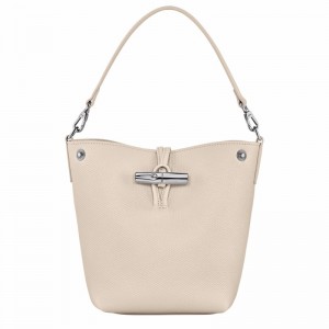 Longchamp Le Roseau XS Buckettas Dames Wit Belgium | 10279HFP555