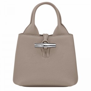 Longchamp Le Roseau XS Handtas Dames Grijs Belgium | 10278HFP266