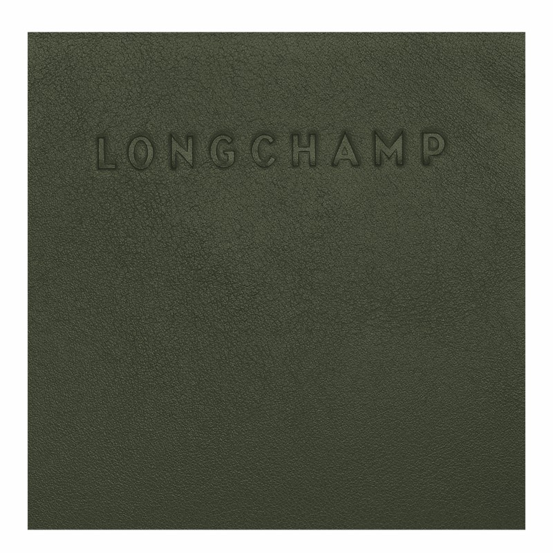 Longchamp 3D Portefeuille Dames Khaki Belgium | L3622HCV292