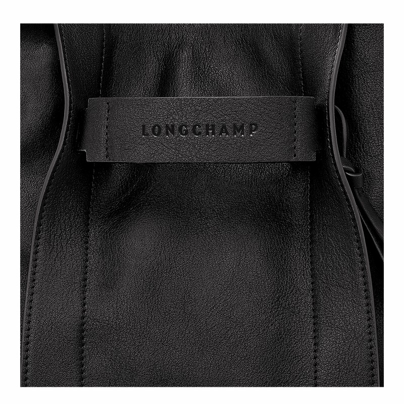 Longchamp 3D S Crossbodytassen Dames Zwart Belgium | 10215HCV001