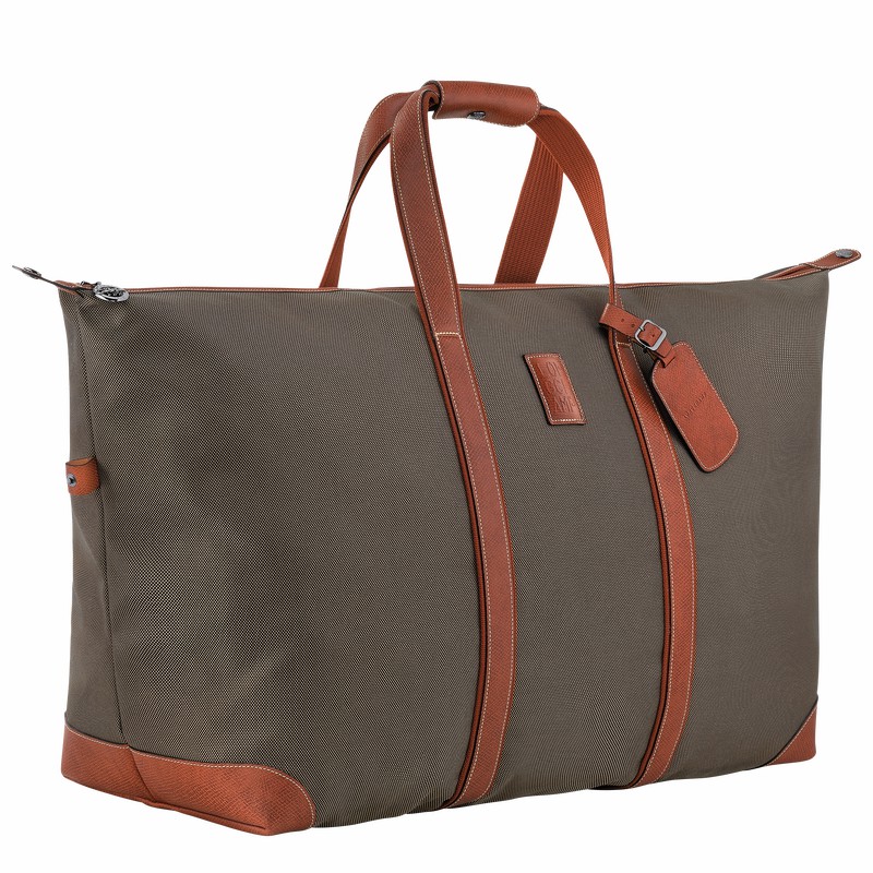 Longchamp Boxford L Reistas Dames Bruin Belgium | L1223080042