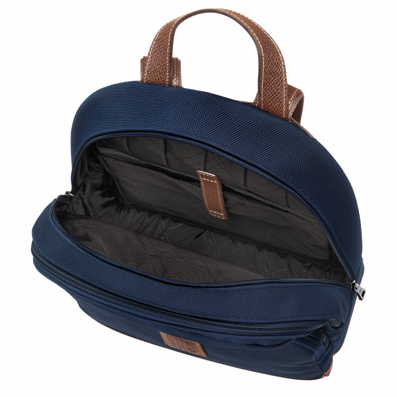 Longchamp Boxford Rugzakken Heren Blauw Belgium | L1475080127