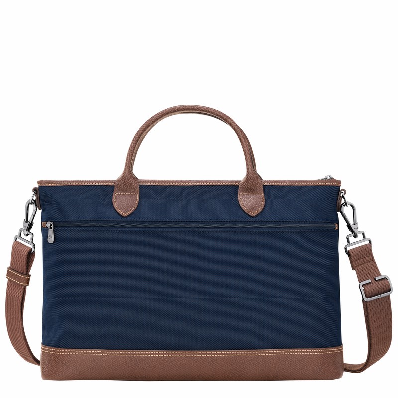 Longchamp Boxford S Aktentas Dames Blauw Belgium | 20032080127