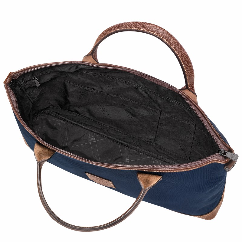 Longchamp Boxford S Aktentas Dames Blauw Belgium | 20032080127