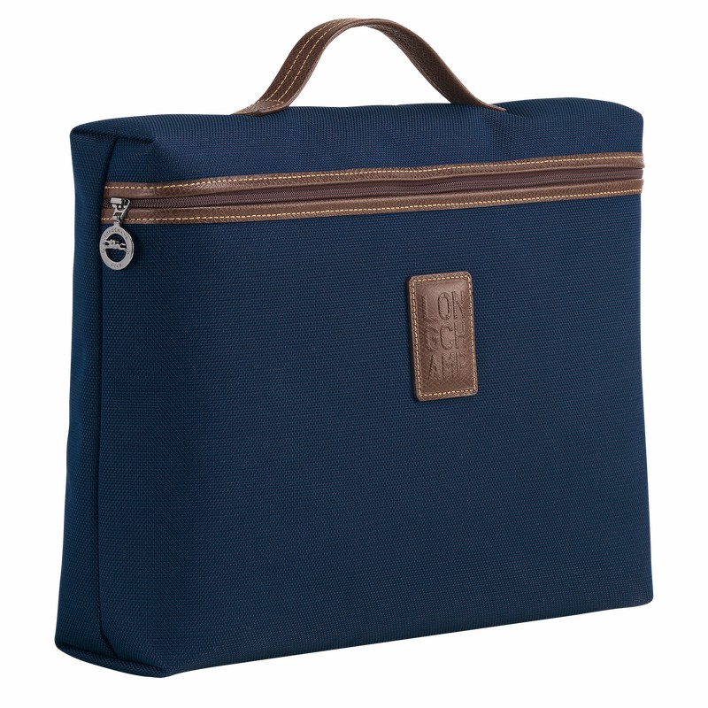 Longchamp Boxford S Aktentas Heren Blauw Belgium | L2182080127