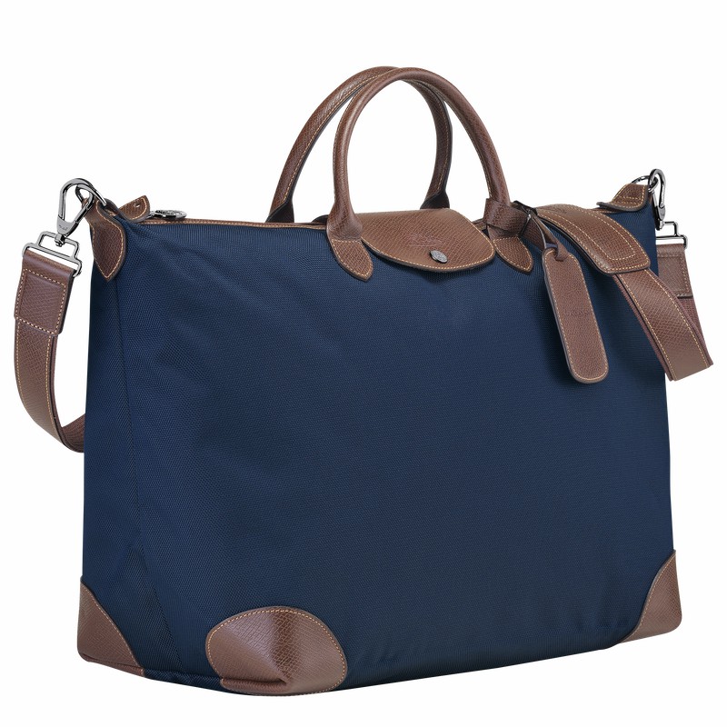 Longchamp Boxford S Reistas Dames Blauw Belgium | L1624080127