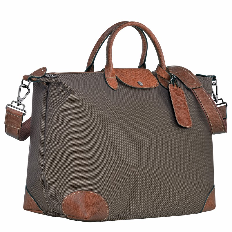 Longchamp Boxford S Reistas Heren Bruin Belgium | L1624080042-