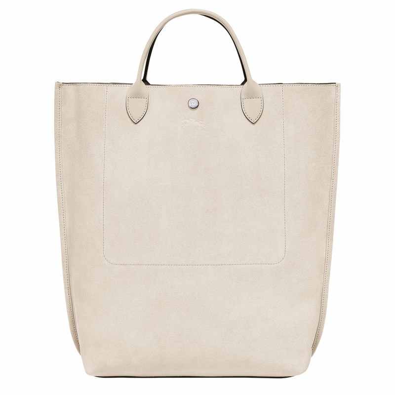 Longchamp Cabas Longchamp M Tote Tassen Dames Beige Belgium | 10277HFO237