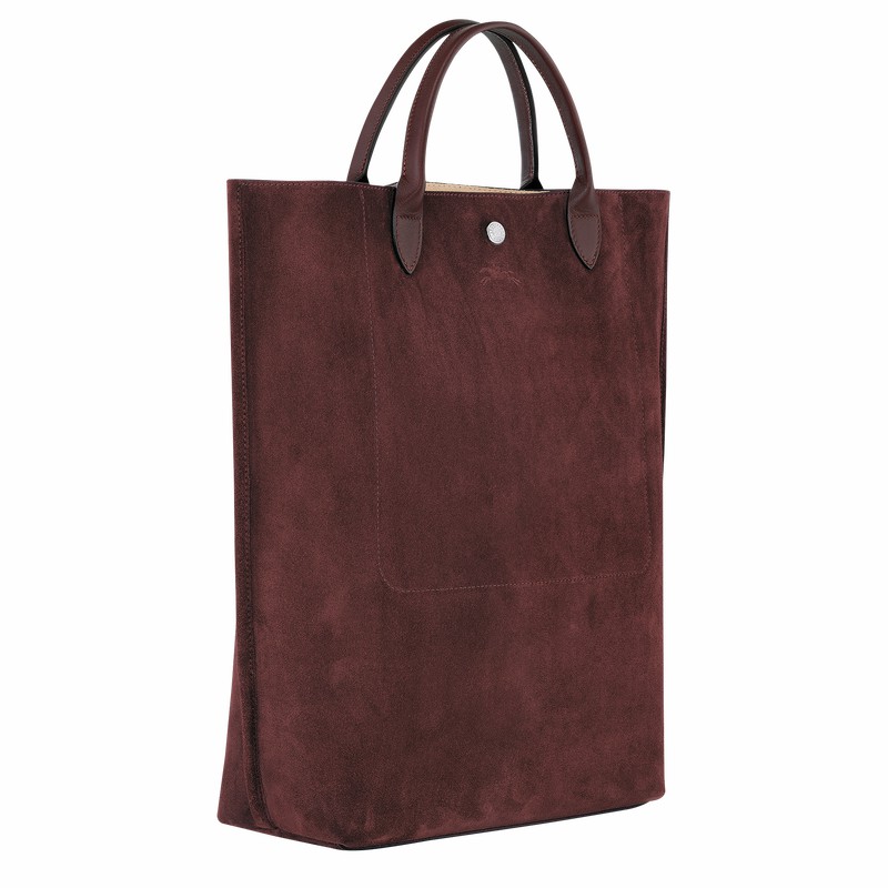 Longchamp Cabas Longchamp M Tote Tassen Dames Bordeaux Belgium | 10277HFO009