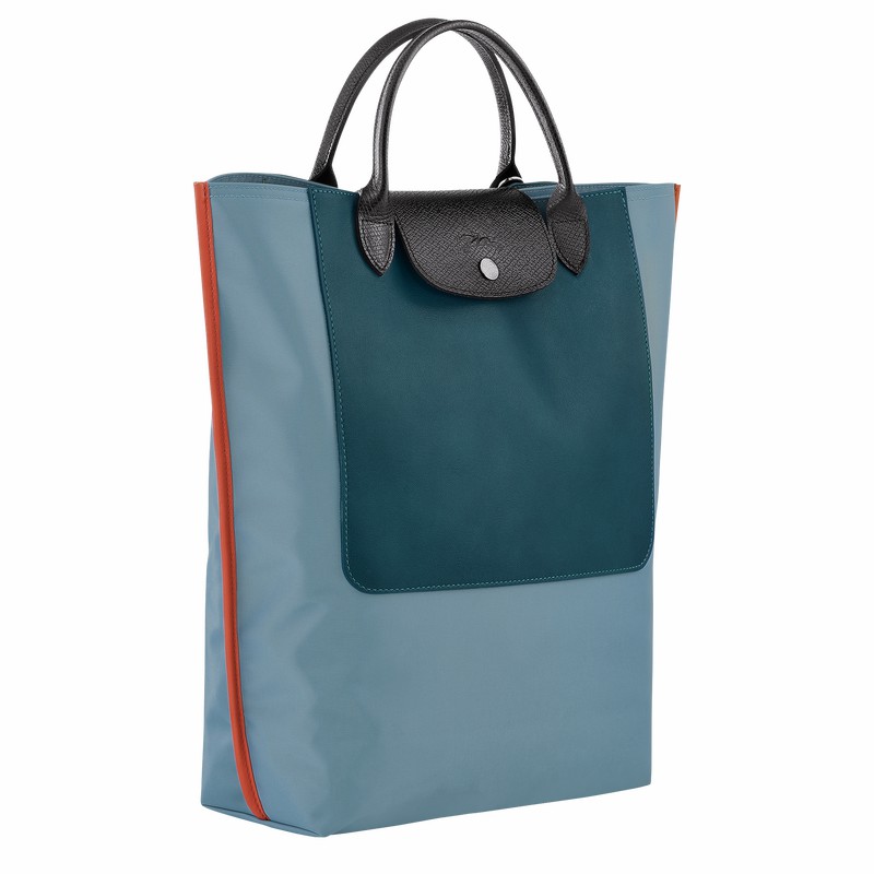 Longchamp Cabas Longchamp M Tote Tassen Heren Blauw Belgium | 10264093427-