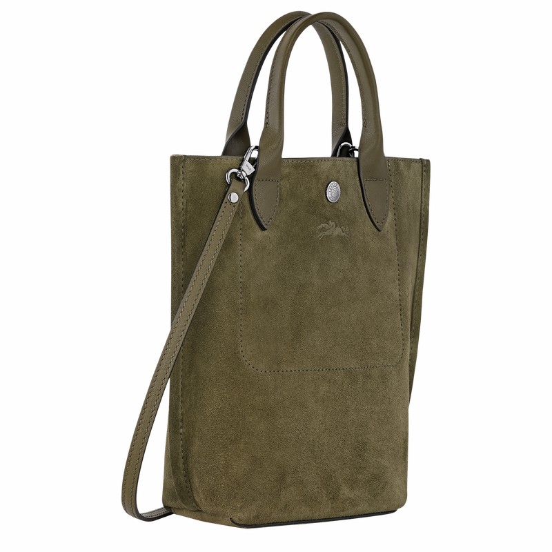 Longchamp Cabas Longchamp XS Tote Tassen Dames Khaki Belgium | 10276HFO292