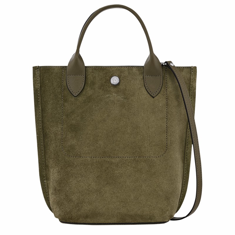 Longchamp Cabas Longchamp XS Tote Tassen Dames Khaki Belgium | 10276HFO292