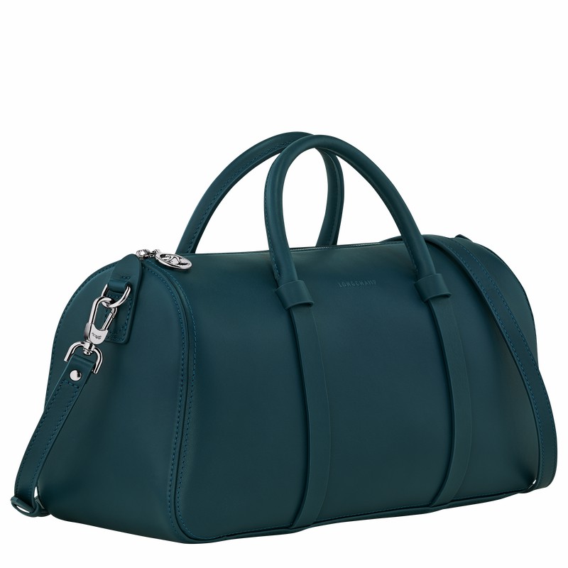 Longchamp Daylong L Handtas Dames Blauw Belgium | 10282HFK806