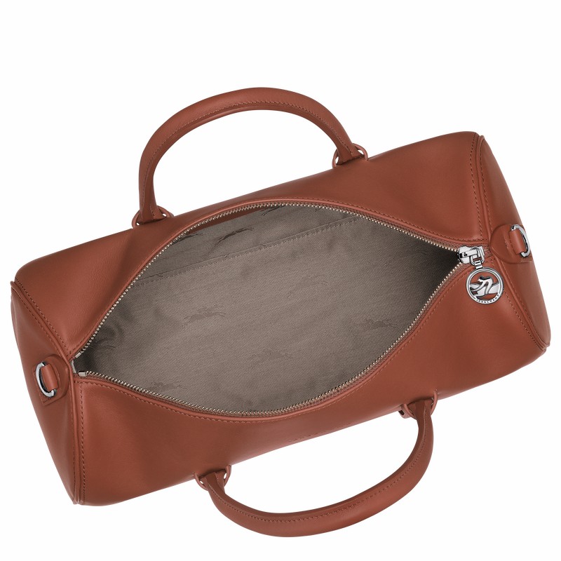 Longchamp Daylong L Handtas Dames Bruin Belgium | 10282HFK504