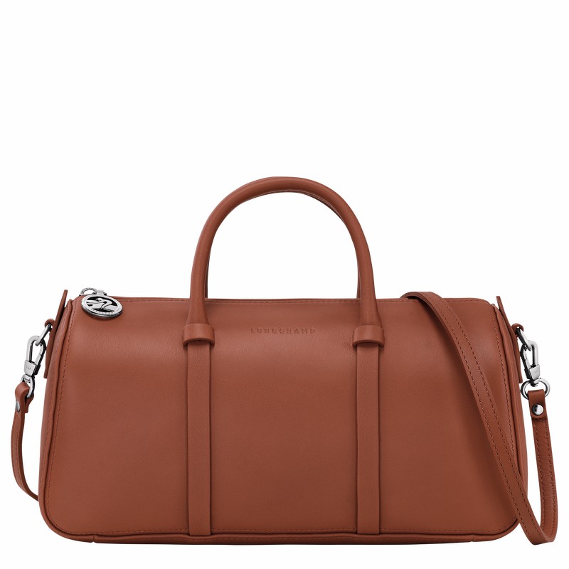 Longchamp Daylong M Handtas Dames Bruin Belgium | 10271HFK504