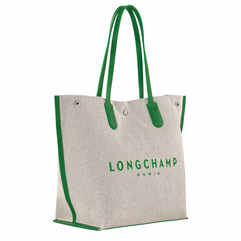 Longchamp Essential L Tote Tassen Dames Groen Belgium | 10090HSG129