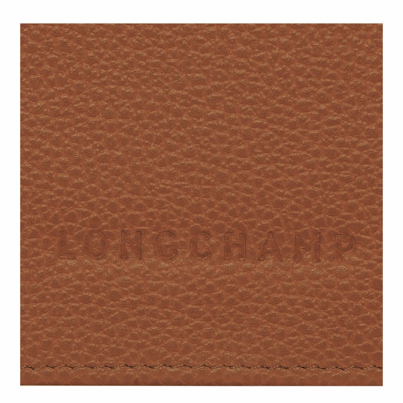 Longchamp Le FOULONNÉ Continental Portefeuille Dames Caramel Belgium | L3044021121