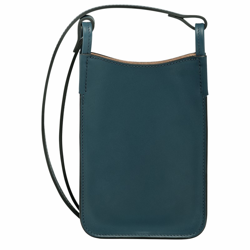 Longchamp Le FOULONNÉ Hoesje Dames Blauw Belgium | 34200HFI806