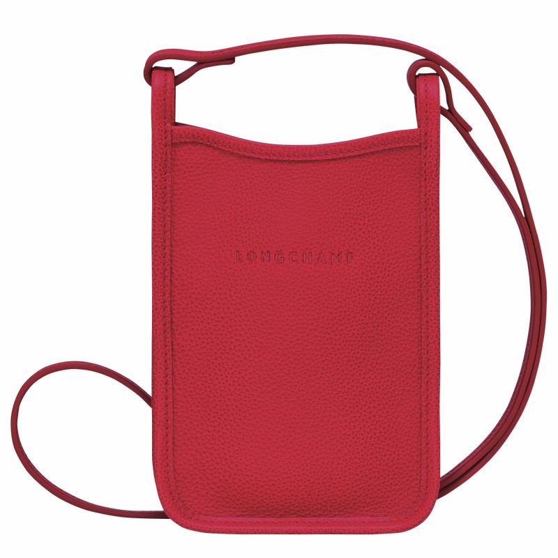 Longchamp Le FOULONNÉ Hoesje Dames Rood Belgium | 34200021C39