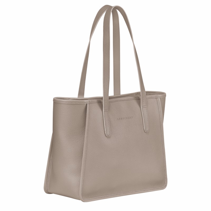 Longchamp Le FOULONNÉ L Tote Tassen Dames Grijs Belgium | 10190021P55