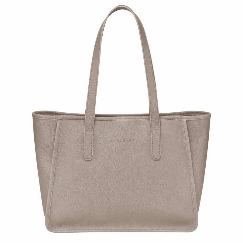 Longchamp Le FOULONNÉ L Tote Tassen Dames Grijs Belgium | 10190021P55